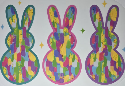 DTF Easter - Bunny Triplets graphic