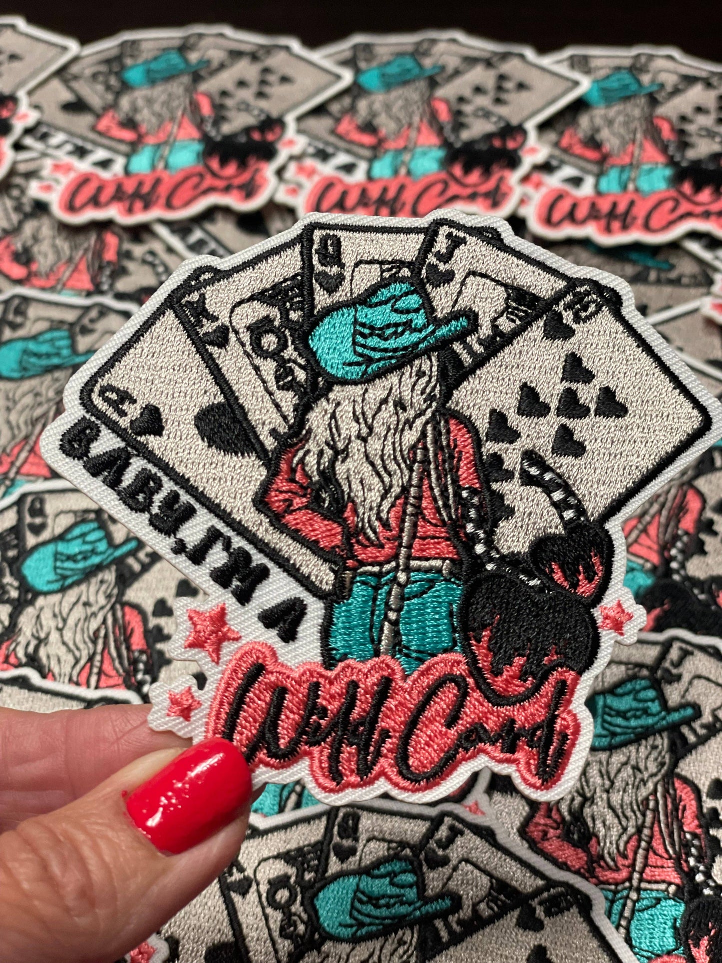 Baby, I'm a Wild Card Patch, Trucker Hat Patch, Boujee Patch, Cowgirl Patch, Western Patch, Pink Patch, Trendy Patch, Preppy Patch, Iron On Patch, DIY
