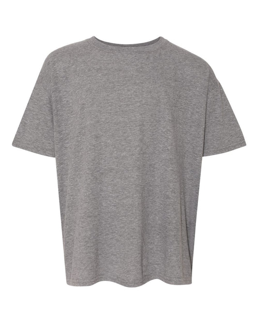 Gildan 64000B Youth Soft Style T-Shirt - Graphite Heather