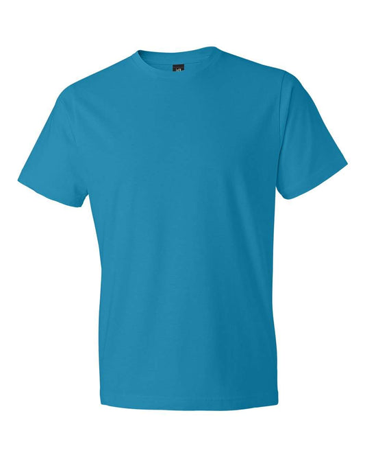 Gildan 980 Soft Style Lightweight T-Shirt - Caribbean Blue