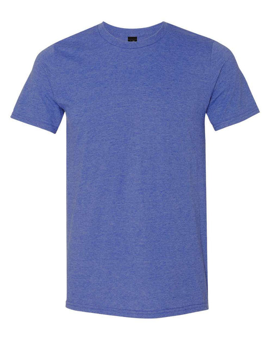 Gildan 980 Soft Style Lightweight T-Shirt Heather Blue