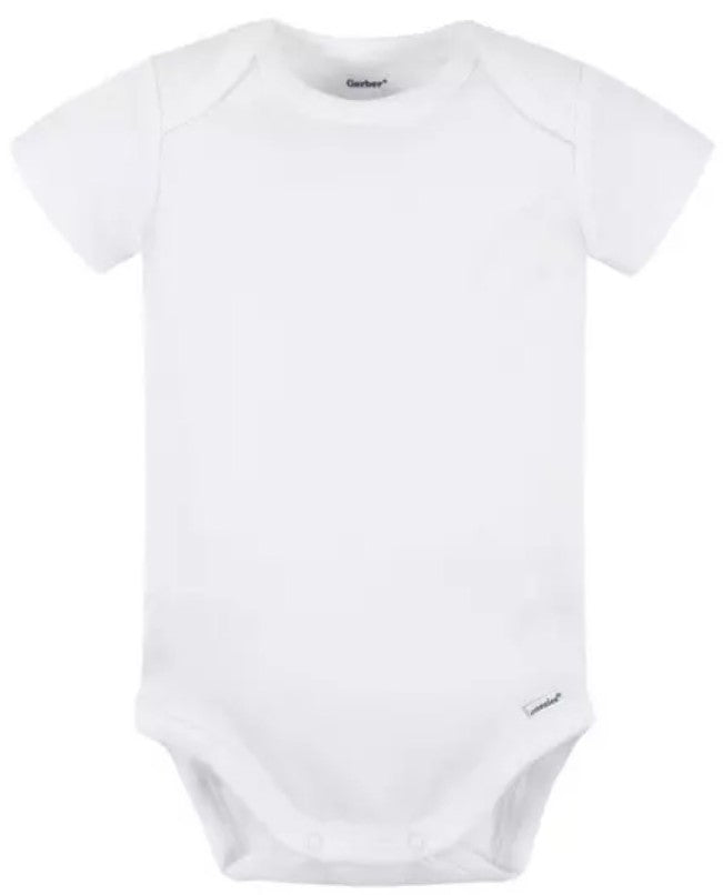 Gerber Onesies 100% Cotton - White