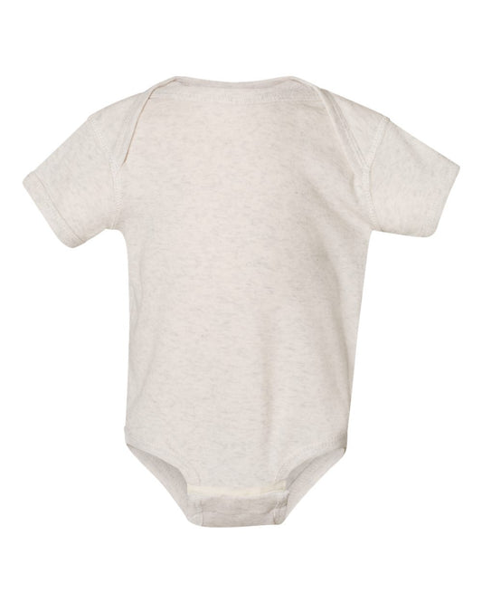 Rabbit Skins 4400 Infant Baby Rib Bodysuit - Natural Heather