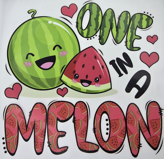 DTF Toddler "One in a Melon" Watermelon Character