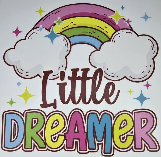 DTF Toddlers "Little Dreamer" Rainbow Graphic