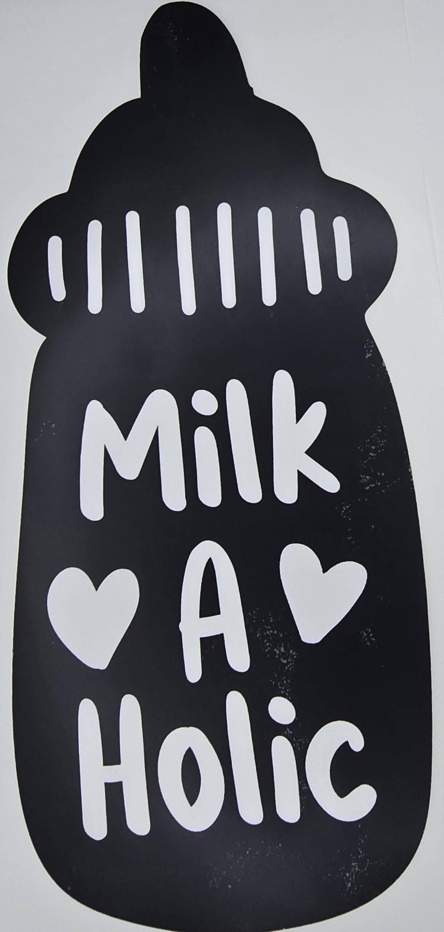 DTF Toddlers "Milk A Holic" Bottle Graphic